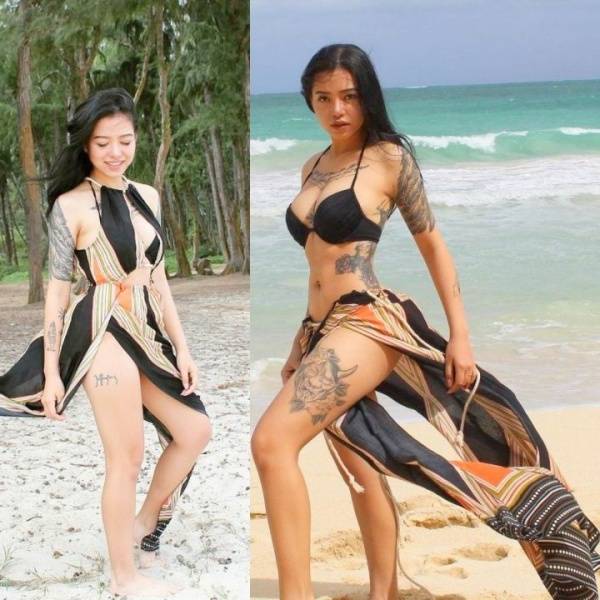 Bella Poarch Hot Beach Bikini Set Leaked - Britain - Usa on justmyfans.pics