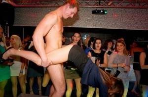 Cock starved females go wild over male stripper's cocks at party on justmyfans.pics
