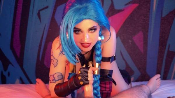 AeryTiefling Jinx Cosplay Porn | Blowjob, Cowgirl and Doggy on justmyfans.pics