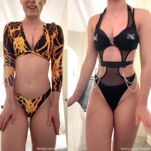 STPeach Sexy Outfit Try On Haul Fansly Video  - Canada on justmyfans.pics