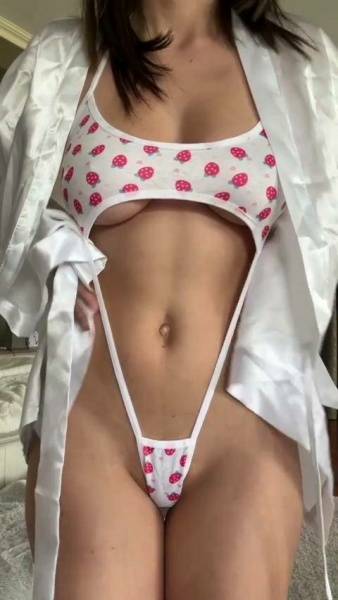 Christina Khalil Robe Strip Sling Bikini  Video  - Usa on justmyfans.pics
