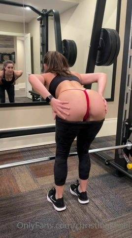 Christina Khalil - Gym Work Out on justmyfans.pics