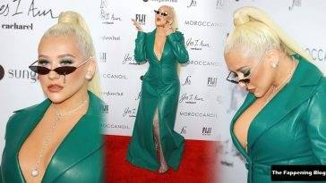 Christina Aguilera Flaunts Her Sexy Breasts at The Daily Front Row 19s 6th Annual Fashion Los Angeles Awards - Los Angeles on justmyfans.pics
