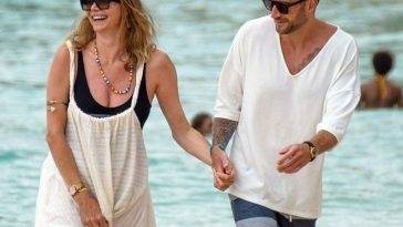 Jodie Kidd & Joseph Bates Enjoy a Romantic Stroll on the Beach in Barbados - Barbados on justmyfans.pics