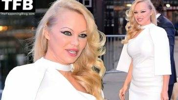 Pamela Anderson Heads to Good Morning America (107 Photos + Video) on justmyfans.pics