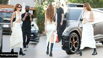Kendall Jenner Shows Off Her Underboob at Nobu in Malibu on justmyfans.pics