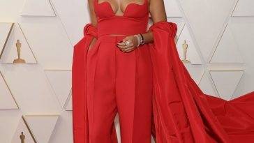 Ariana DeBose Looks Hot in Red at the 94th Annual Academy Awards on justmyfans.pics