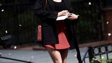 Shailene Woodley Flaunts Her Sexy Legs at the 18Three Women 19 TV Show Filming in New York - New York on justmyfans.pics