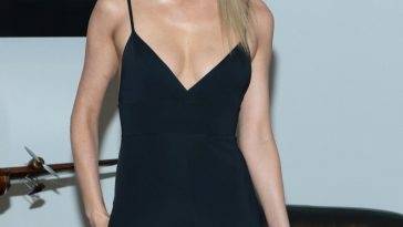 Braless Poppy Delevingne Arrives at the Ralph Lauren Fashion Show in NYC on justmyfans.pics