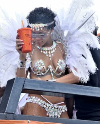 Rihanna Nip Slip Barbados Festival Photos  - Barbados on justmyfans.pics