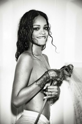 Rihanna Nude Topless Shower Photoshoot Set  - Barbados on justmyfans.pics