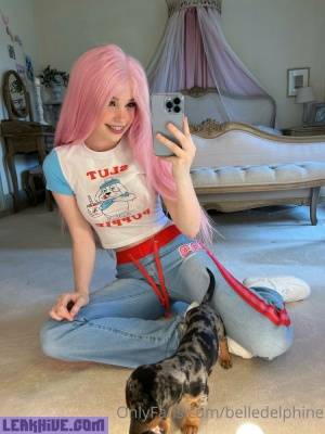 Belle Delphine And Puppy Onlyfans Set  on justmyfans.pics