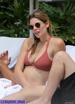Leaked Ashley Greene Relaxing In A Bikini in Miami Beach on justmyfans.pics