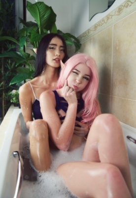 Belle Delphine Nude Bath Photoshoot Leaked - ibradome.com