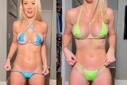 Vicky Stark Nude Micro Bikini Try On Haul Video  on justmyfans.pics