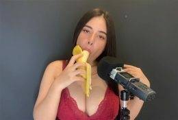 ASMR Wan Sucking a Banana Video  on justmyfans.pics