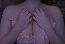 Peachy Whispering ASMR Breast Play Video on justmyfans.pics