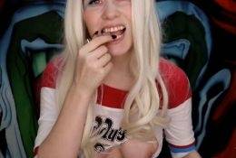 Ginger ASMR Harley Quinn Cheeky Video on justmyfans.pics