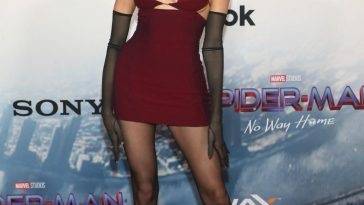 Madison Beer Flaunts Her Slender Figure at the LA Premiere of 1CSpider-Man: No Way Home 1D (4 Photos + Video) on justmyfans.pics