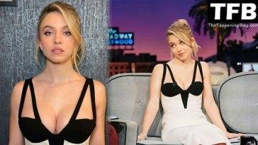 Sydney Sweeney Shows Off Her Sexy Boobs on 18The Late Late Show with James Corden 19 Show in LA (16 Photos + Video) on justmyfans.pics