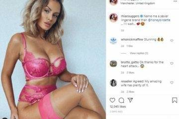 Rhian Sugden Nude Video Lingerie Model on justmyfans.pics