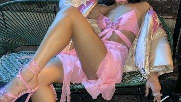 Dua Lipa Flaunts Her Sexy Tits & Slender Legs on justmyfans.pics