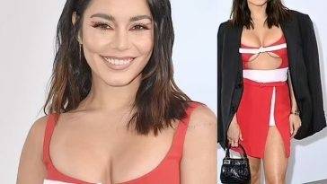 Vanessa Hudgens Flaunts Her Sexy Tits & Legs at the Giambattista Fashion Show in Paris on justmyfans.pics
