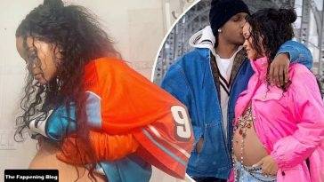 Rihanna Shows Off Her Growing Baby Bump on justmyfans.pics