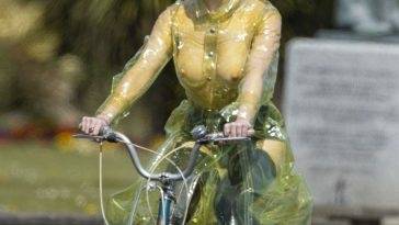 Maisie Williams Rides Bike On Set of New 18Sex Pistols 19 TV Series on justmyfans.pics