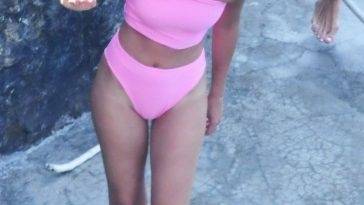Emma Watson Leads the Way in Her Striking Pink Swimsuit Out on Holiday in Positano on justmyfans.pics