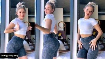 Jordyn Jones Displays Her Beautiful Butt in Tight Shorts (11 Pics + Video) on justmyfans.pics