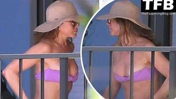 Jennifer Aniston Enjoys Some Downtime on Her Lanai Between Filming in Hawaii - fapfappy.com - state Hawaii