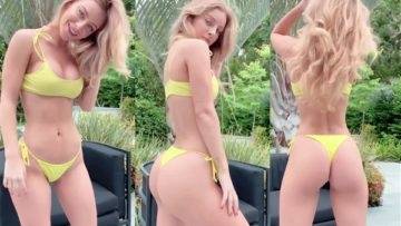 Daisy Keech Nude Dancing In Yellow Bikni Video  on justmyfans.pics