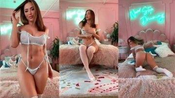 Ana Cheri White Lingerie Tease Porn Video Leaked on justmyfans.pics
