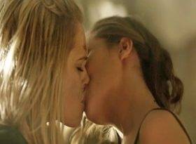 Eliza Taylor & Alycia Debnam-Carey 13 Lesbian in The 100 (No Music) Sex Scene on justmyfans.pics