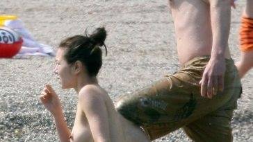 China Chow Goes Topless At The Beach - China on justmyfans.pics