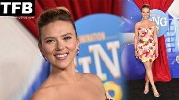 Scarlett Johansson Looks Beautiful at the Premiere of Illumination 19s 18Sing 2 19 in LA on justmyfans.pics