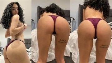 Malu Trevejo Nude Thong Ass Shake Video Leaked on justmyfans.pics