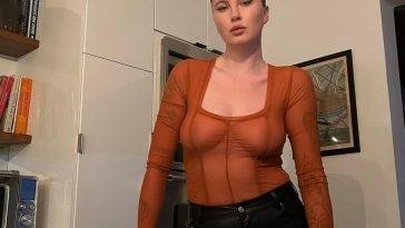 Ireland Baldwin Poses in a See-Through Top (2 New Photos) - Ireland on justmyfans.pics