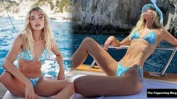 Elsa Hosk Displays Her Sexy Bikini Body in Capri (12 Photos + Video) on justmyfans.pics