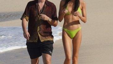 Bella Banos & Scott Disick Walk on the Beach on a Trip to St. Barts on justmyfans.pics