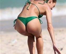Candice Swanepoel Thong Bikini Candids From Miami - fapfappy.com
