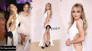 Sabrina Carpenter Looks Hot Without Underwear at the amfAR Gala Cannes 2022 in Cap d’Antibes on justmyfans.pics