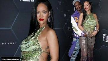 Rihanna Flaunts Her Curves at the Fenty Beauty And Fenty Skin Celebration in LA on justmyfans.pics