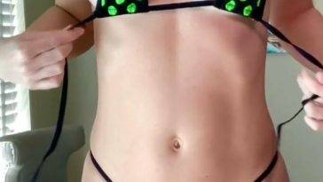 Vicky Stark Nip Slip Micro Bikini Try On  on justmyfans.pics