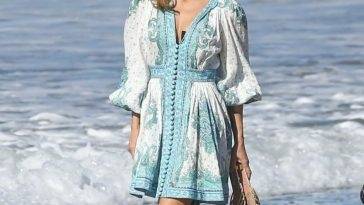 Elisabetta Canalis Undresses on the Beach During a Sexy Shoot in Santa Monica on justmyfans.pics