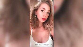 Heyhorny red lipstick on justmyfans.pics