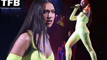 Dua Lipa Shows Off Her Sexy Body on Stage as She Performs During the Future Nostalgia Tour on justmyfans.pics
