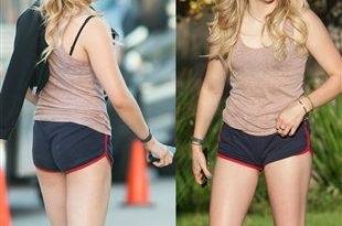 Chloe Grace Moretz Out In Dirty Booty Shorts on justmyfans.pics