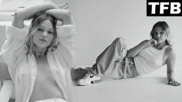 Olivia Holt Poses Braless and Shows Her Breasts in a Hot Shoot by Adrian Martin - fapfappy.com - county Martin
